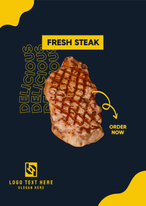 Fresh Steak Flyer Image Preview