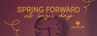 Daylight Saving Begins Facebook cover Image Preview