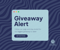 Giveaway Alert Facebook post Image Preview