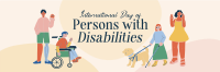 Simple Disability Day Twitter header (cover) Image Preview