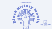 Black History Power Facebook Event Cover Design