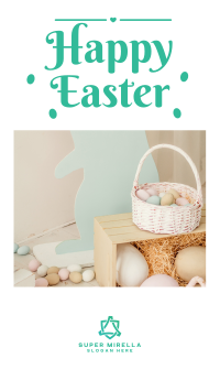 Easter Egg Hunt Basket Facebook Story Image Preview