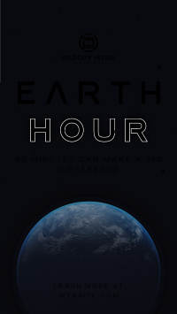 60 Minutes Earth TikTok Video Image Preview