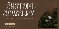 Customized Rings Twitter Post Design