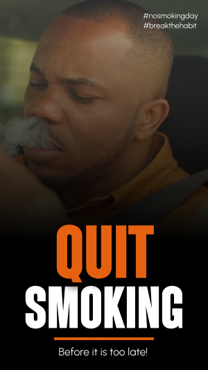 Quit Smoking Today Facebook story Image Preview