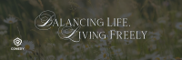 Balanced Life Motivation Twitter header (cover) Image Preview