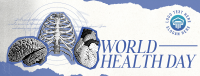 Vintage World Health Day Facebook cover Image Preview