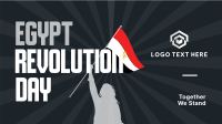 Egypt Revolution Day Facebook Event Cover Design