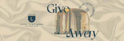 Elegant Fashion Giveaway Twitter header (cover) Image Preview