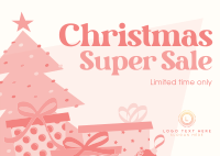 Christmas Mega Sale Postcard Image Preview