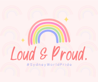 Pride Rainbow Facebook Post Design