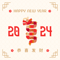 Year of the Dragon Instagram Post Image Preview