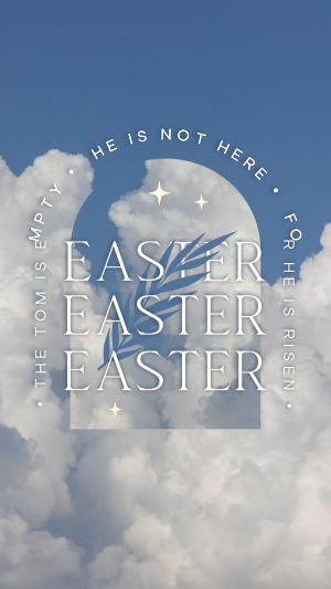 Heavenly Easter Facebook story Image Preview