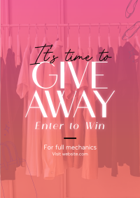 Fashion Giveaway Alert Flyer Image Preview