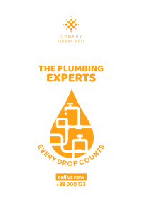 Every drop counts Poster Design