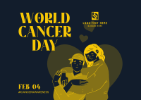 Cancer Awareness Postcard Design