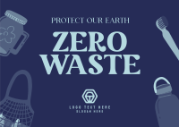 Go Zero Waste Postcard Image Preview