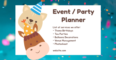 Kids Party Facebook ad Image Preview