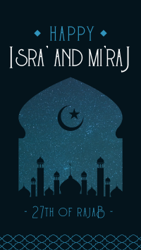 Isra' and Mi'raj Night TikTok Video Image Preview