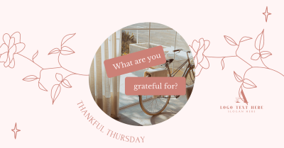 Dainty Thankful Thursday Facebook ad Image Preview