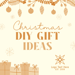 DIY Christmas Gifts Instagram post