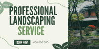 Organic Landscaping Service Twitter post Image Preview