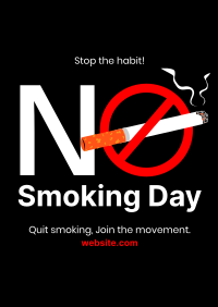 Stop Smoking Today Poster Image Preview