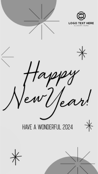 Wonderful New Year Welcome TikTok video Image Preview