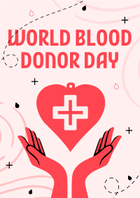 Handy Blood Donation Poster Image Preview