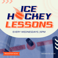 Ice Hockey Lessons Instagram post Image Preview