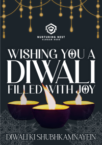 Traditional Diwali Greeting Poster Image Preview