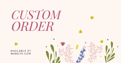 Flower Garden Facebook ad Image Preview