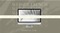 Minimalist Website Launch Animation Preview