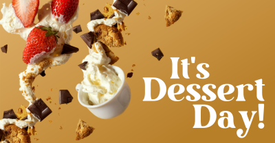 It's Dessert Day! Facebook ad Image Preview