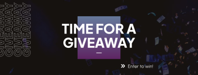Time For Giveaway Facebook cover Image Preview
