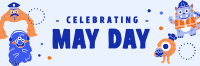 Celebrate May Day Twitter Header Design