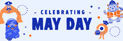Celebrate May Day Twitter header (cover) Image Preview