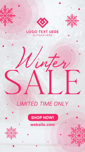 Winter Season Sale Instagram Reel Image Preview