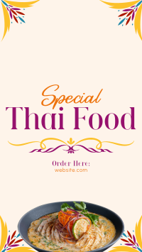 Special Thai Food YouTube Short Design