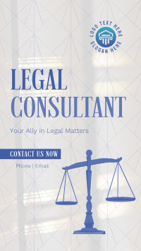 Corporate Legal Consultant Facebook story Image Preview