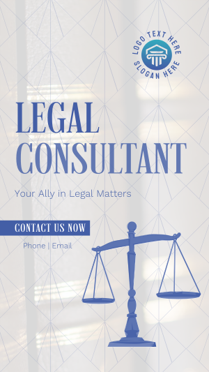 Corporate Legal Consultant Facebook story Image Preview