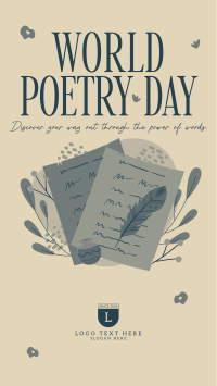 Poetry Creation Day Instagram reel Image Preview