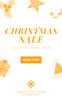 Cute Christmas Sale Instagram story Image Preview