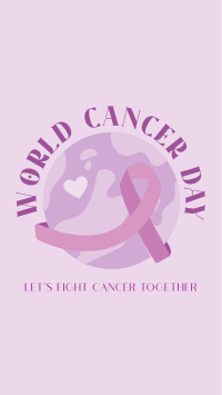 Fighting Cancer Facebook Story Design