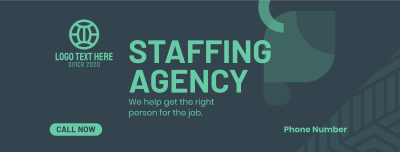 Simple Agency Hiring Facebook cover Image Preview