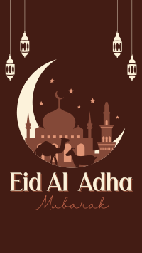 Blessed Eid Al Adha Facebook story Image Preview