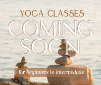 Yoga Classes Coming Facebook Post Design