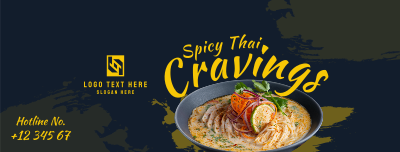 Spicy Thai Cravings Facebook cover Image Preview