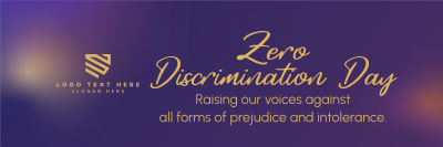 Zero Discrimination Day Twitter header (cover) Image Preview