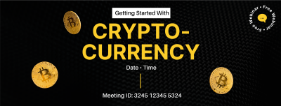 Cryptocurrency Webinar Facebook cover Image Preview